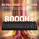 Ігрова магнітна клавіатура ATTACK SHARK R82 HE Black Магнітні свічі 75% Hall Effect Rapid Trigger 0.005мм Hot-Swap 8000Hz RGB PBT USB Type-C - зображення 5
