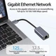 Адаптер type-C to Gigabit LAN Ethernet Adapter RJ45 1000mb/s для Samsung, Xiaomi, Lenovo та ін. Мережева карта metal - изображение 6