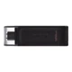 Флеш пам'ять 128GB Kingston DT70 Type-C Black (DT70/128GB) - изображение 2