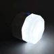 Лампа для кемпінгу New Energy 120W Портативна LED-лампа з сонячною панеллю, 2 акумуляторами 18650, колірною температурою 6800-7300K та гачком для походів та відпочинку Білий - зображення 6