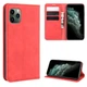 Чехол Taba Retro-Skin для Iphone 11 Pro Max книжка с визитницей кожа PU красный - изображение 1