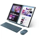 Ноутбук Lenovo Yoga Book 9 13IMU9 Intel® Core™ Ultra 7 155U до 4, 8 ГГц, 2 x 13, 3, 2, 8K, OLED, сенсорный экран, 16 ГБ DDR5, 1 ТБ SSD, Intel®, Windows 11 Home, Tidal Teal - изображение 8