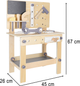Zestaw do zabawy KIK Warsztat drewniany z narzędziami na stoliku KX6281 (5903039717824) - obraz 16