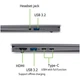 Ноутбук Acer Swift Go 14 AI OLED SFG14- 64- R4CJ AMD Ryzen™AI 7 350 до 5, 0 ГГц, 14 WUXGA, OLED, 16 ГБ LPDDR5X, 1 ТБ SSD, AMD Radeon™ 860M, Windows 11 Home, блискуче серебристый - изображение 11