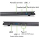 Ноутбук Acer Swift X 14 AI OLED SFX14- 61G- R7VY AMD Ryzen™ AI 9 365 до 5, 0 ГГц, 14, 5'' 2, 8K, OLED, 120 Гц, СЕНСОРНЫЙ, 32 ГБ LPDDR5X, 1 ТБ SSD, NVIDIA® GeForce RTX™ 5070 8 ГБ GDDR7, Windows 11 Home, титановий Серый - изображение 14