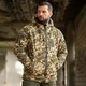 Тактична куртка KMS Patriot Softshell з підкладкою Omni-Heat піксель розмір 3XL - зображення 3