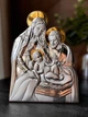 Серебряная икона Рождество Христово (С738 D738O) 10 х 14 см - изображение 2