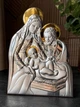 Серебряная икона Рождество Христово (С737 D815 O) 16 х 22 см - изображение 7