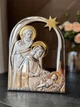 Серебряная икона Рождество Христово (С738 D739 O) 10 х 14 см - изображение 5