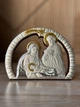 Серебряная икона Рождество Христово (С739 D691 O) 5х6,5см - изображение 4