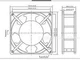 Осьовий вентилятор 80x80x25, DC 24V, 0.25A - изображение 7