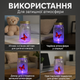 Нічникк метелик у банці 17х9см RGB LED декор для дитячої кімнати спальні світильник інтерактивний AAA батарейки - зображення 4