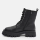 Женские зимние ботинки кожаные высокие Allshoes 187440 36 22.7 см Черные (ROZ6501018382) - изображение 4