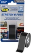 Силиконовая вулканизирующая HPX Stretch&Fuse для ремонта труб и электроизоляции 25 мм х 3 м Черная (SZ2503) - изображение 1