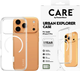 Etui CARE by PanzerGlass Flagship Urban Explorer w. White MagSafe do Apple iPhone 17 Pro Transparent (CR29887) - obraz 3