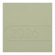 Щоденник датований 2026 Buromax Light Morandi зі штучної шкіри А5 336 сторінок оливковий BM.21158-36 - изображение 3