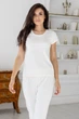 Пижама теплая брючная с футболкой Па1605 Айвори, 3XL - изображение 4