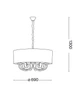 Люстра Ideal Lux Swan 035826 - зображення 3