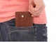 Мужская ключница визитница кожаная Premium Retro Wallet DF5 Коричневая - изображение 7