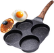 Сковорода для яєць Vilde Black & Wood гранітова на 4 відділи 19 см (5904316465117) - зображення 7
