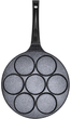 Patelnia do jajek Vilde Basic Line granitowa na 7 otworów 26 cm (5904316492656) - obraz 1