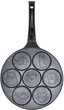 Patelnia do jajek Vilde Basic Line granitowa na 7 otworów 26 cm (5904316492663) - obraz 2