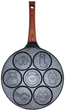 Сковорода для яєць Vilde Black & Wood гранітова на 7 відділів 26 см (5904316492601) - зображення 2