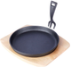 Сковорода Orion Litina чавунна зі знімною ручкою + дошка 22 см (8592381110352) - зображення 2