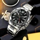 Мужские классические часы Casio MTP-VD01D-1B серебристые с чёрным циферблатом - изображение 2