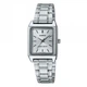 Женские классические часы Casio LTP-V007D-7E серебристые с белым циферблатом - изображение 1