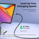 Кабель Type-C UGREEN US316 для быстрой зарядки iPhone 16 15 MacBook iPad Pro PD100W 5A 1m Black (70427) - изображение 9