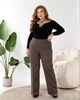 Жіночі теплі класичні брюки прямого крою Uaclothes 58/60 Капучино (like35776-161971373) - изображение 1
