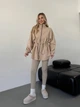 Жіноча тепла кофта на змійці з коміром-стійкою Uaclothes 48-52 Бежевий (like35793-162141361) - изображение 1
