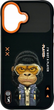 Etui plecki Nimmy Cool&Cute 2.0 Gorilla do iPhone 17 Black (6971080313868) - obraz 1
