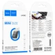 Адаптер Hoco UA36C USB (папа) to Type-C (мама) USB2.0 transparent adapter Black - изображение 2