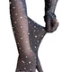 Довгі фатинові рукавички зі стразами fashion accessories one size (XS/S/M) чорний (7-72) - изображение 3