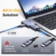 Адаптер 8K 60Hz UGREEN CM877 кабель USB C - DisplayPort 1.4, конвертер 4K при 240Hz Thunderbolt 4/3 - DisplayPort HDR VRR для MacBook Pro Grey (75607) - изображение 8