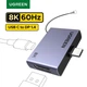 Адаптер 8K 60Hz UGREEN CM877 кабель USB C - DisplayPort 1.4, конвертер 4K при 240Hz Thunderbolt 4/3 - DisplayPort HDR VRR для MacBook Pro Grey (75607) - изображение 11