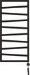 Suszarka do ręczników Terma Zigzag 1070x500 Black (WLLZI107050KMBCE) - obraz 1