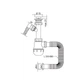 Сифон для кухни Mixxus SK-01-B 1 1/2"x40 с литым выпуском и отводом для стиральной машины (MI8191) - изображение 2