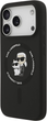 Etui Karl Lagerfeld Silicone Karl&Choupette Ring MagSafe do Apple iPhone 17 Pro Black (3666339549558) - obraz 3