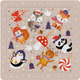 Пазлы Interdruk Christmas Cute animals трёхслойные 49 деталей (376350) - изображение 2