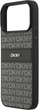Etui DKNY Repeat Texture Pattern with Tonal Stripe do Apple iPhone 17 Pro Max Black (3666339545741) - obraz 6