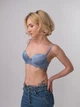 Бюстгальтер с косточками Verdissima Raso + Pizzo RP25 75C Голубой (8059892477867) - изображение 4