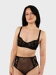 Бюстгальтер с косточками brabrabra Закохана SLZ25801005 75B Черный (6907208069751) - изображение 1