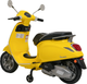 Skuter elektryczny dla dzieci Vespa Roma Żolty (5903864984668) - obraz 5