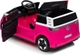 Samochód elektryczny dla dzieci Volkswagen Id Buzz Różowy (5903864987140) - obraz 11