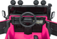 Електричний автомобіль для дітей Land Rover Defender 110 SVX Concept Рожевий (5903864984705) - зображення 11