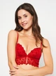 Бюстгальтер без косточек Rosapois Xmas RGR11 NP5 RS 70B Красный (8307207731358) - изображение 1