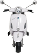 Електричний скутер для дітей Vespa Roma Білий (5903864984675) - зображення 11